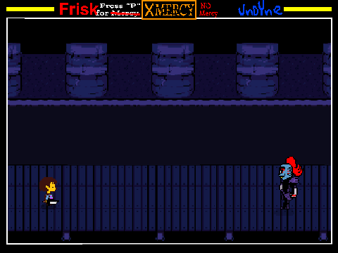 Undyne the Undying vs. Frisk 2 player COPADO