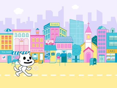 Emo scratch visits Colorful town
