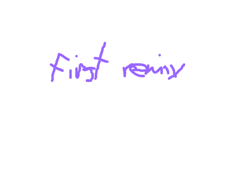 first