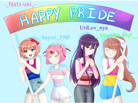 Sign if you support LGBTQ+ and <3 DDLC!! remix remix
