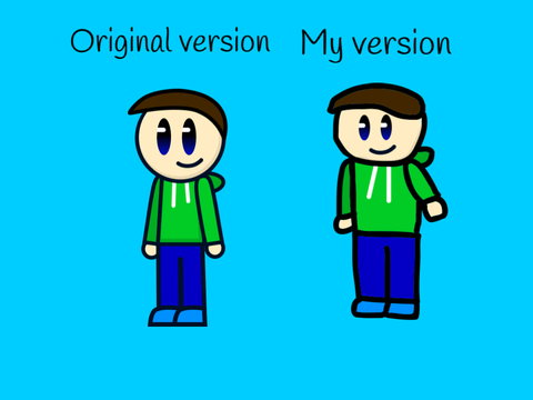 My drawing of NormanTheGamer’s character