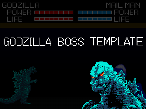 Godzilla Monster of Monsters: Boss Template