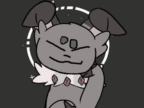 die trying- rockruff meme
