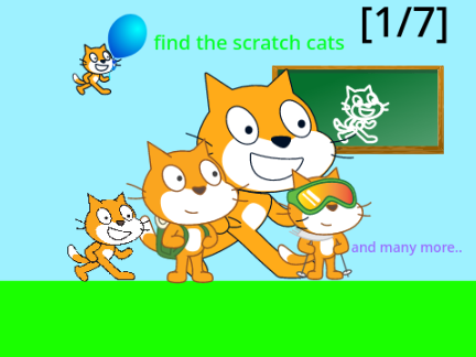 Find the scratch cats [1/7 cats] 