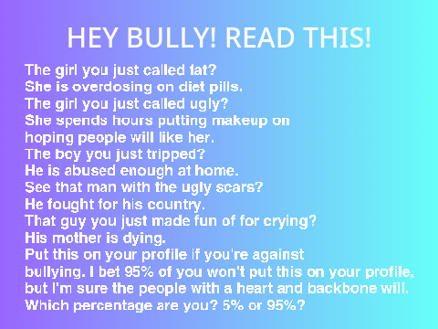 Remix this If you're against bullying remix remix remix remix