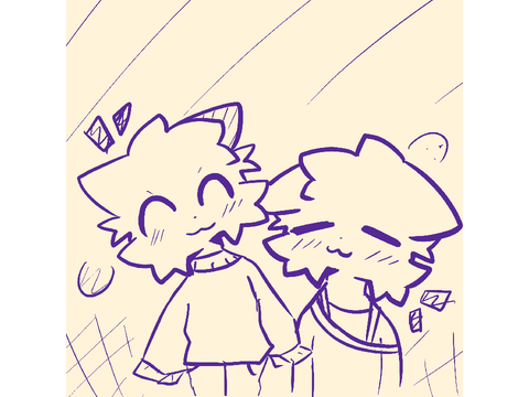 Doodles done in the trash can 