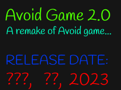 Avoid game 2.0 - Teaser trailer