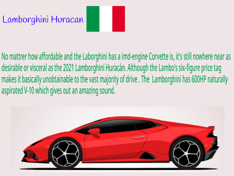 2021 Lamborghini Huracan 