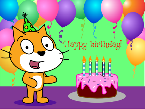 Short Birthday animation