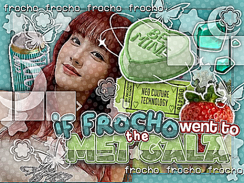 11:11 | if frocho went to the ▹ ♡⃞ met ○ gala .ᐟ