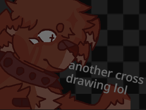 ♠️ another cross drawing !!