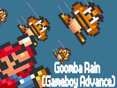 Gameboy : Goomba Rain dodge