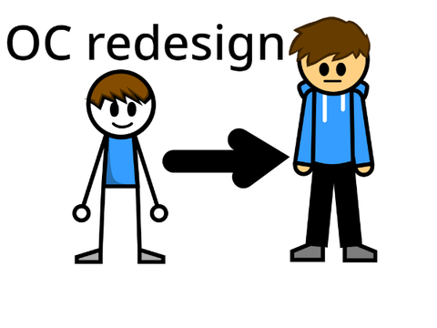oc redesign cuz i'm bored again
