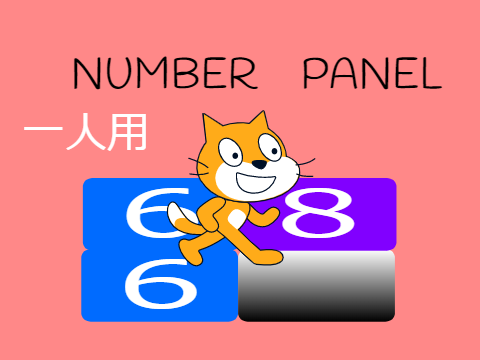 ナンバーパネル　一人用