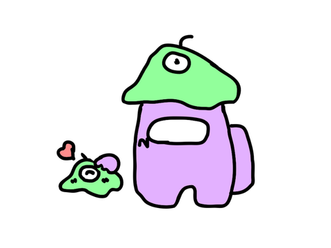 アモンガス手書きイラスト　3