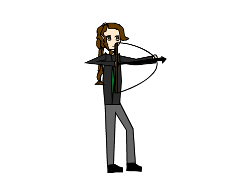 11 year old Katniss Everdeen