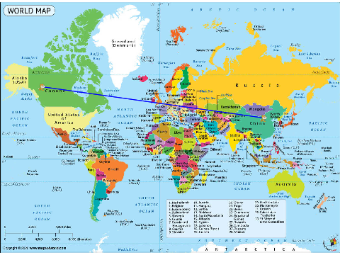 How far is HERE and THERE