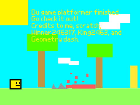 du game platformer finished 