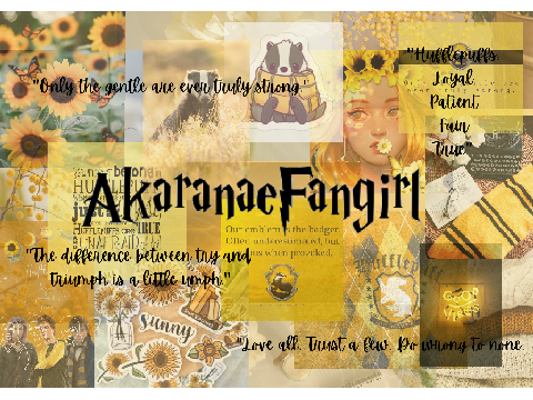 ~hufflepuff themed banner for akaranaefangirl~