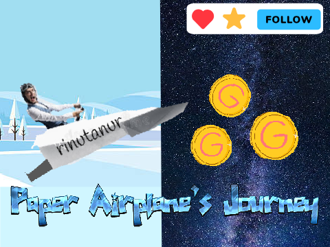 The Paper Airplane's Journey!!
