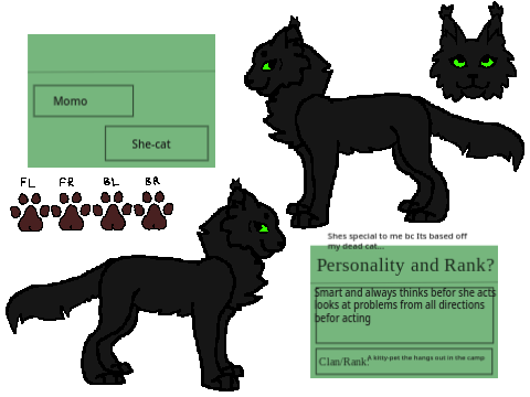 Cameos for W.I.P Warrior Cats Game! remix