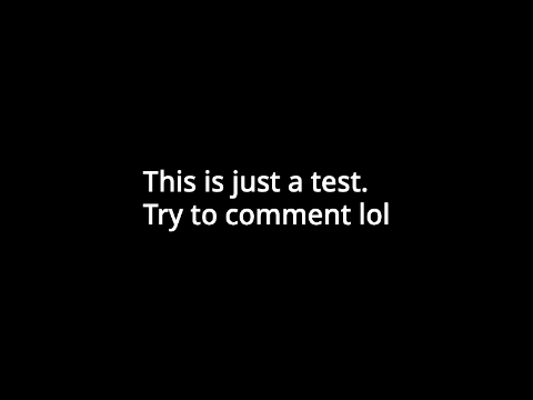 Comment Test