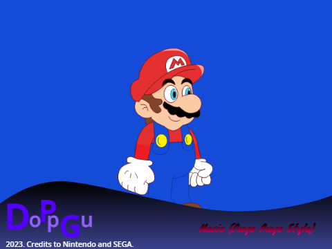 Mario (Puyo Puyo Style) - (Vector Look)