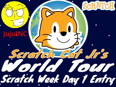 Scratch Cat Jr's World Tour (Scratch Week Day 1 Entry)