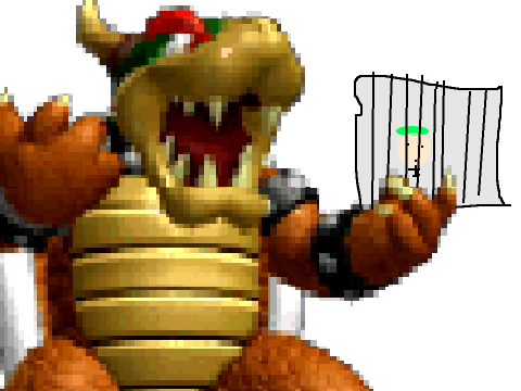 Bowser ep 2 stuck him in a trap