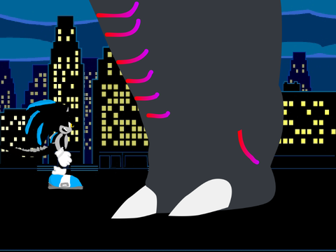 Collab with rhythm_2021 Soniczilla vs. legendary X