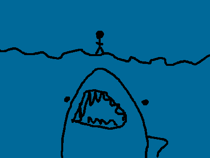 Shark game but its cruel and unfair
