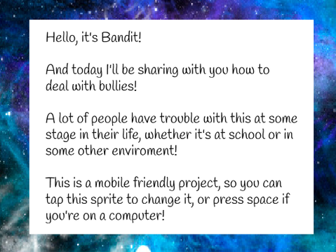 How to deal with bullies - mobile friendly!