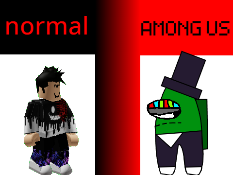 I'll turn your OC into AMONG US!!! remix