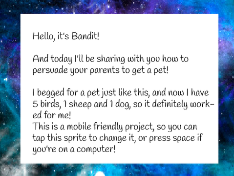 How to persuade your parents to get a pet - mobile friendly!