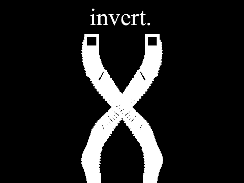 invert. but triangles