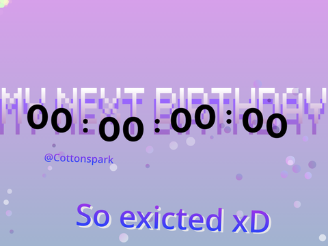 MY NEXT BIRTHDAY (COUNTDOWN) remix