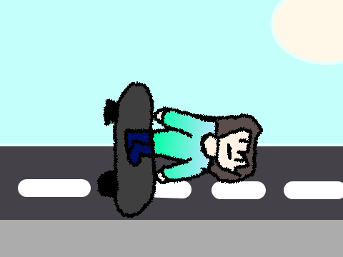 skateboarding