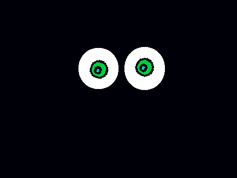 following eyes