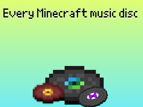 every minecraft music disc