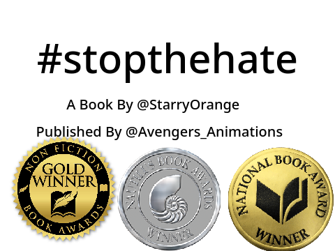 #Stoptheahte but its a actual book 