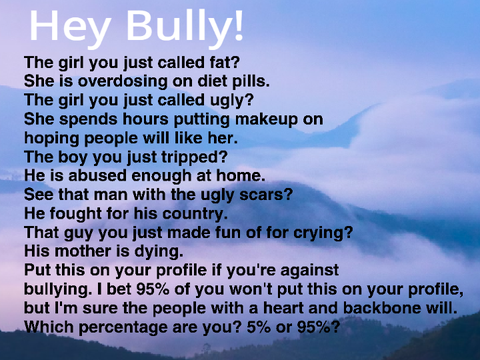 Stop Bullying! 