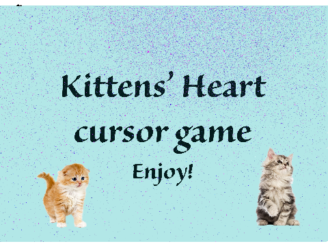  heart-cursor game #Calm #Tendy