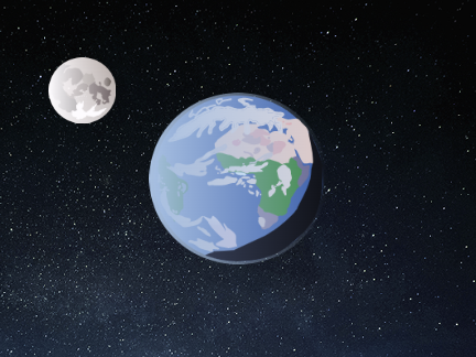 Earth & Moon (V2 Moon Sneek Peek!)