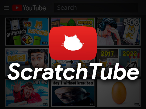 ScratchTube - You Tube  with an add