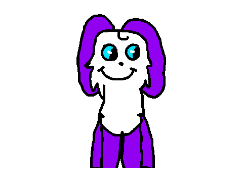 A PURPLE dog