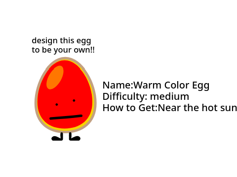 Warm Color egg