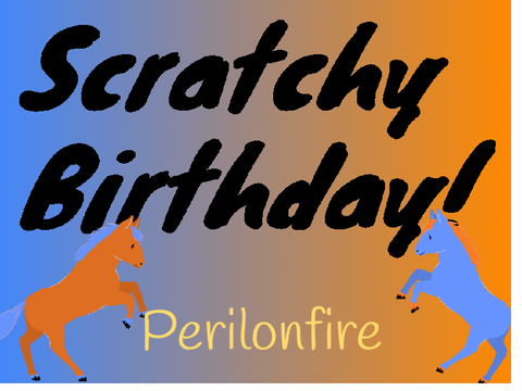 Scratchy birthday!