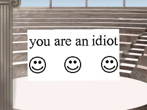 you are a idiot be like