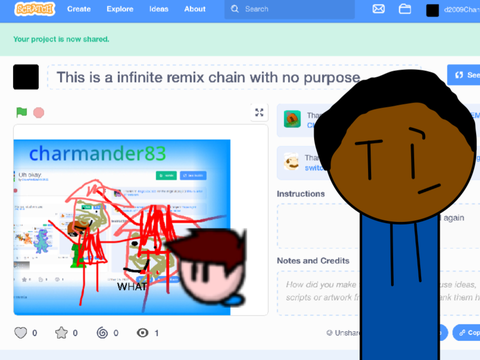 This is a infinite remix chain with no purpose