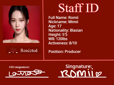 Romii - Staff ID